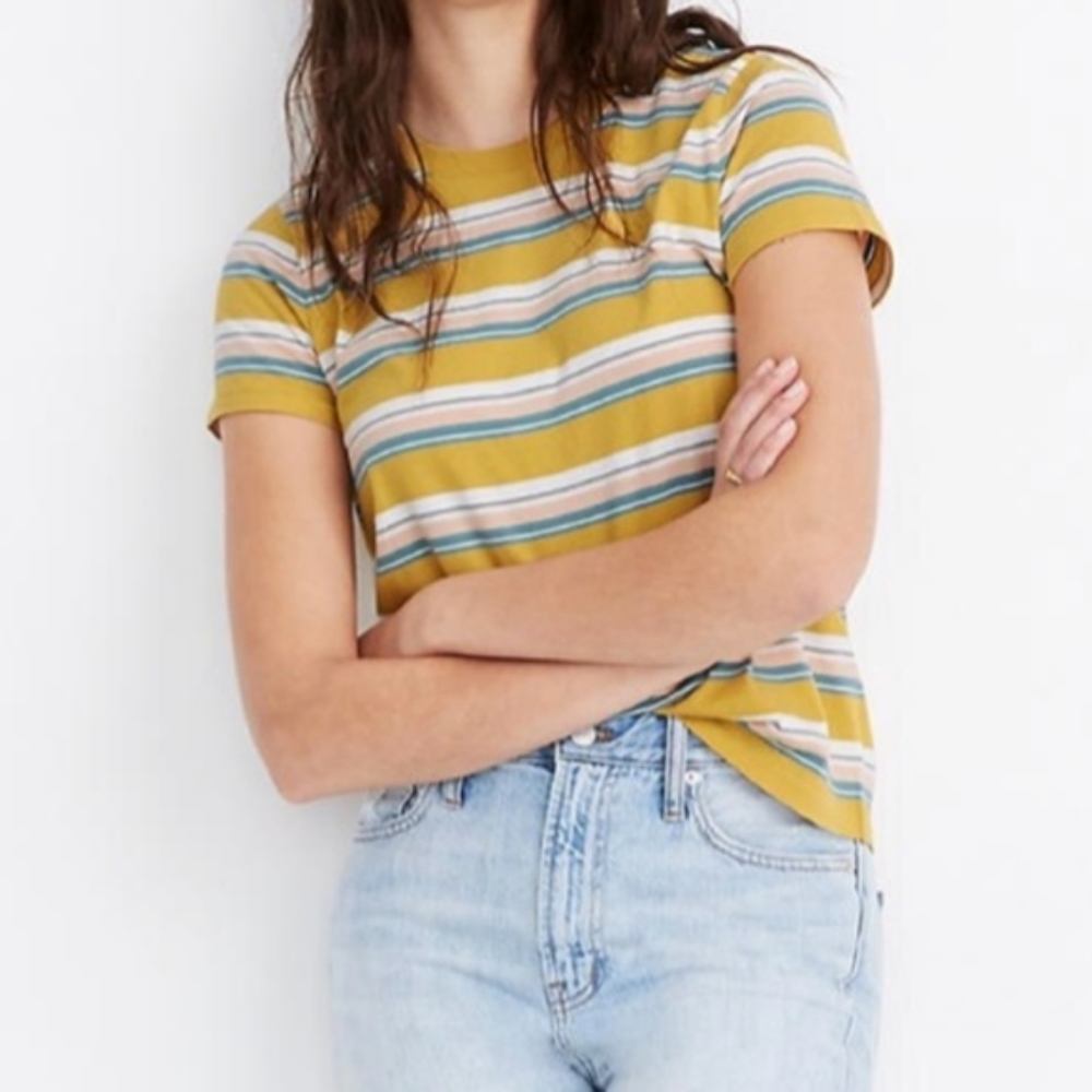 ✨ 2/$30 Madewell Northside Vintage Tee in Nassau Stripe